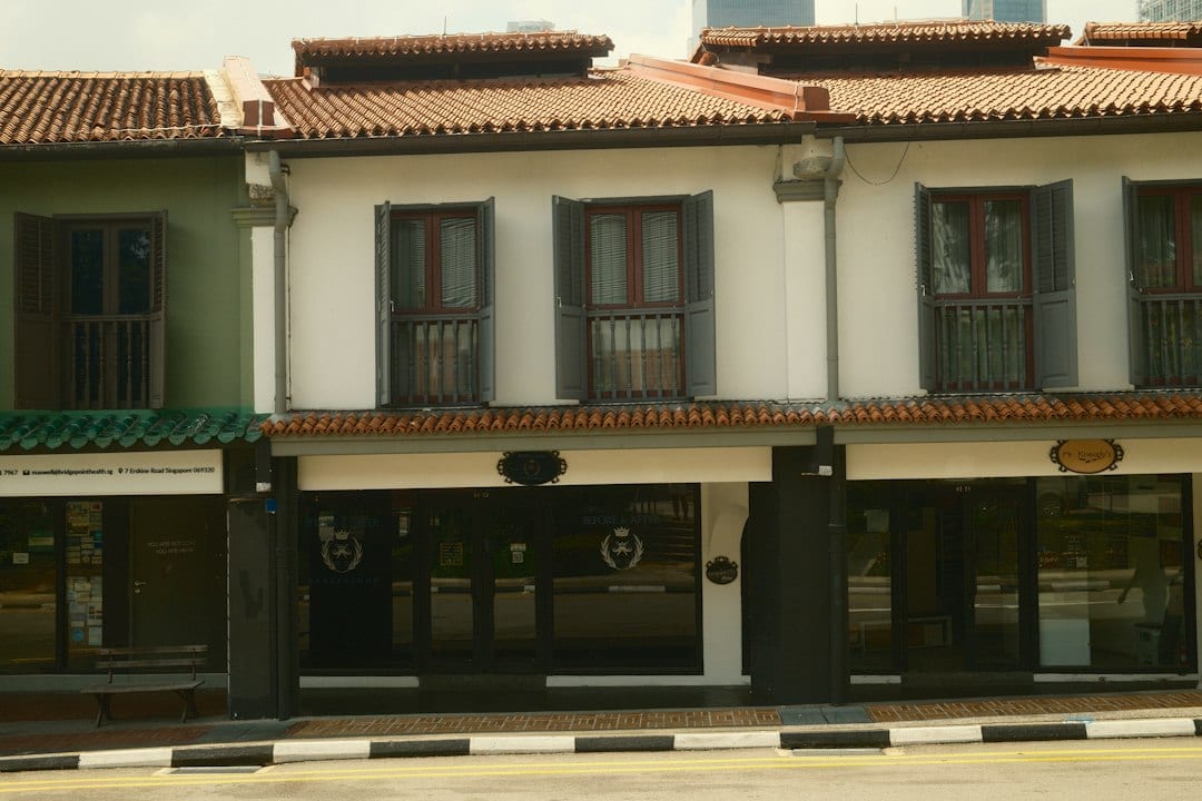 Commercial shophouse retail space in Singapore